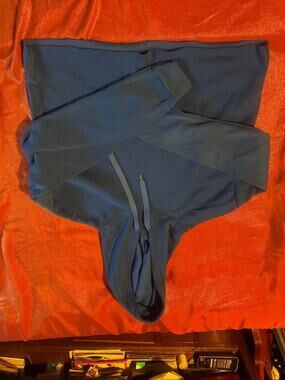 CONCEPT Hoodie Mens XL Blue Pullover Fleece Lined Drawstring Long Sleeve Casual
